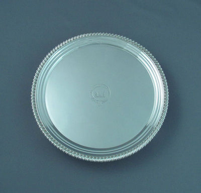 George IV Sterling Silver Salver - JH Tee Antiques