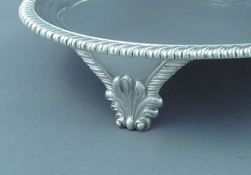 George IV Sterling Silver Salver - JH Tee Antiques