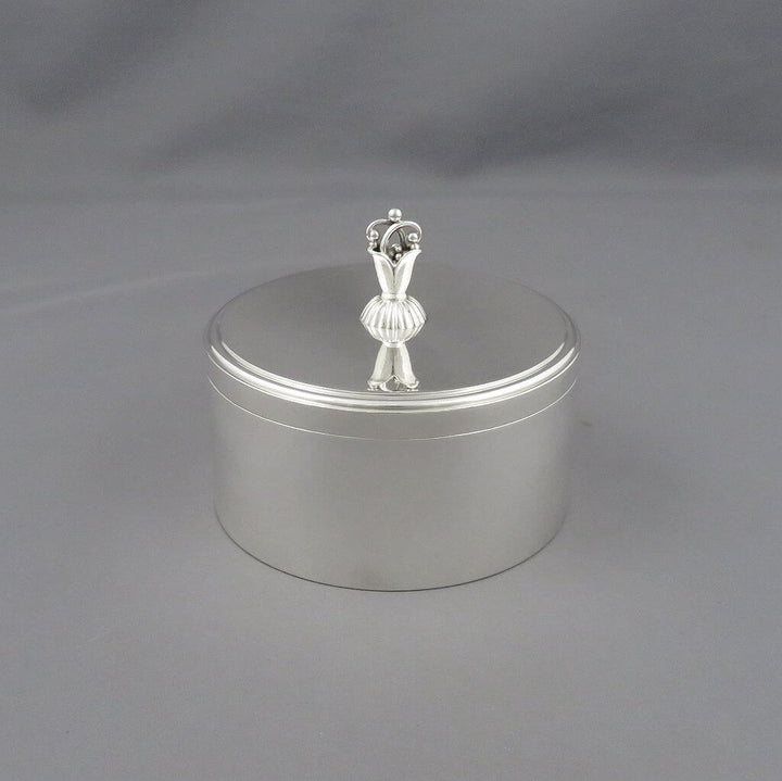 Georg Jensen Art Deco Silver Box - JH Tee Antiques