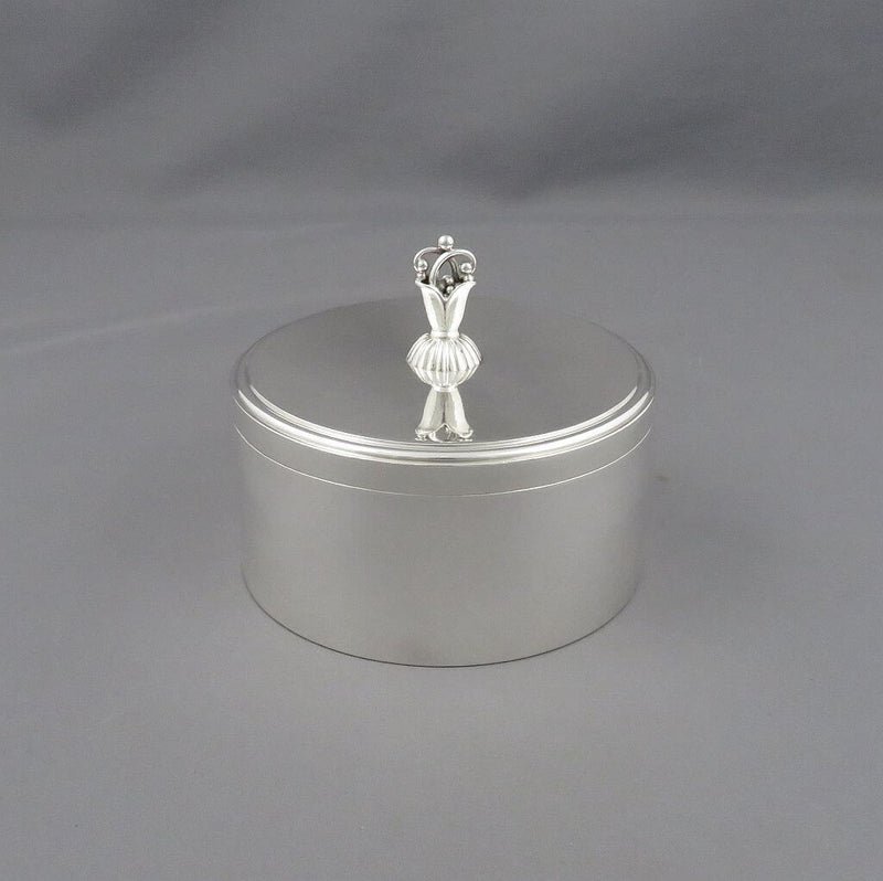 Georg Jensen Art Deco Silver Box - JH Tee Antiques