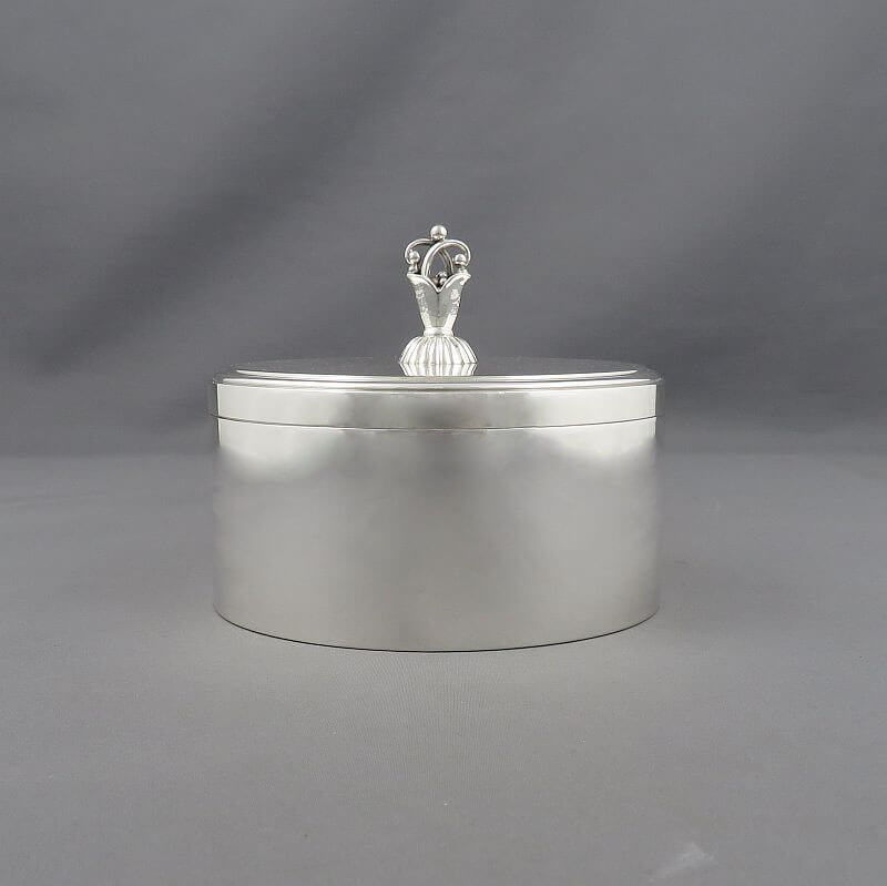 Georg Jensen Art Deco Silver Box - JH Tee Antiques