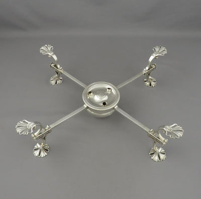 George III Silver Dish Cross - JH Tee Antiques