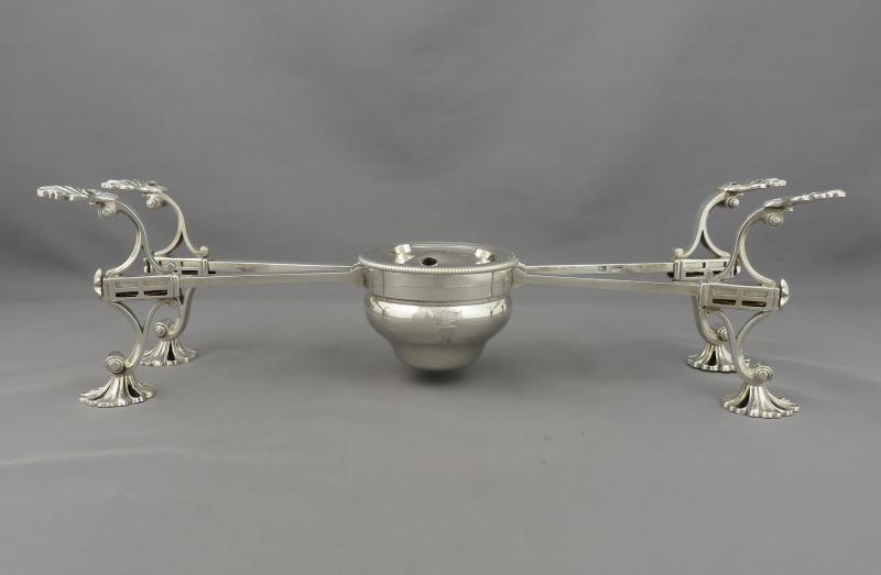 George III Silver Dish Cross - JH Tee Antiques