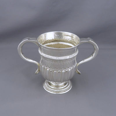 George II Provincial Silver Loving Cup - JH Tee Antiques