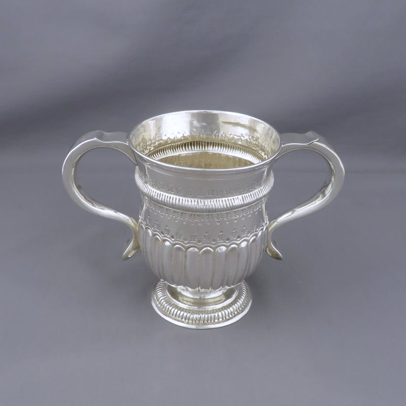 George II Provincial Silver Loving Cup - JH Tee Antiques