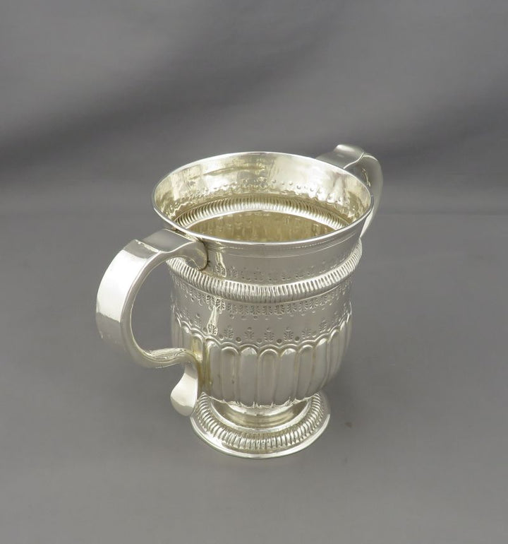 George II Provincial Silver Loving Cup - JH Tee Antiques
