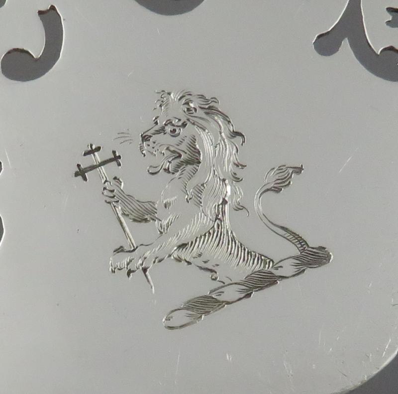 George III Sterling Silver Fish Slice - JH Tee Antiques
