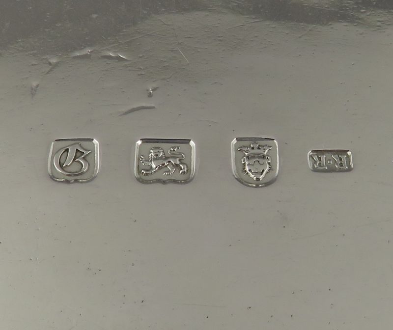 George III Sterling Silver Salver - JH Tee Antiques