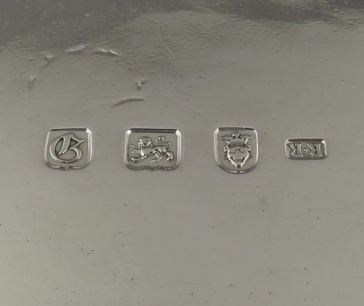 George III Sterling Silver Salver - JH Tee Antiques