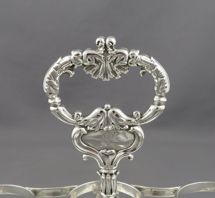 George IV Sterling Silver Egg Cruet - JH Tee Antiques