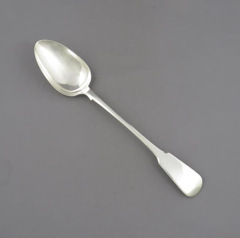 George IV Silver Stuffing Spoon - JH Tee Antiques