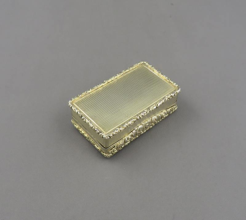 Georgian Sterling Silver Snuff Box - JH Tee Antiques