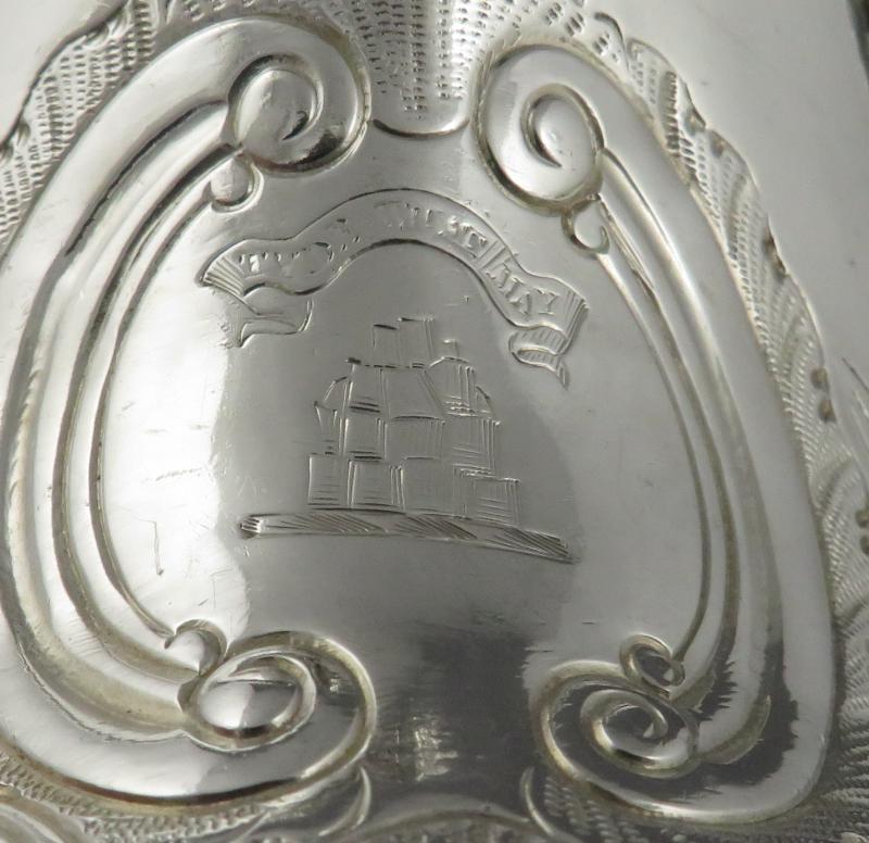 George IV Sterling Silver Gravy Boat - JH Tee Antiques