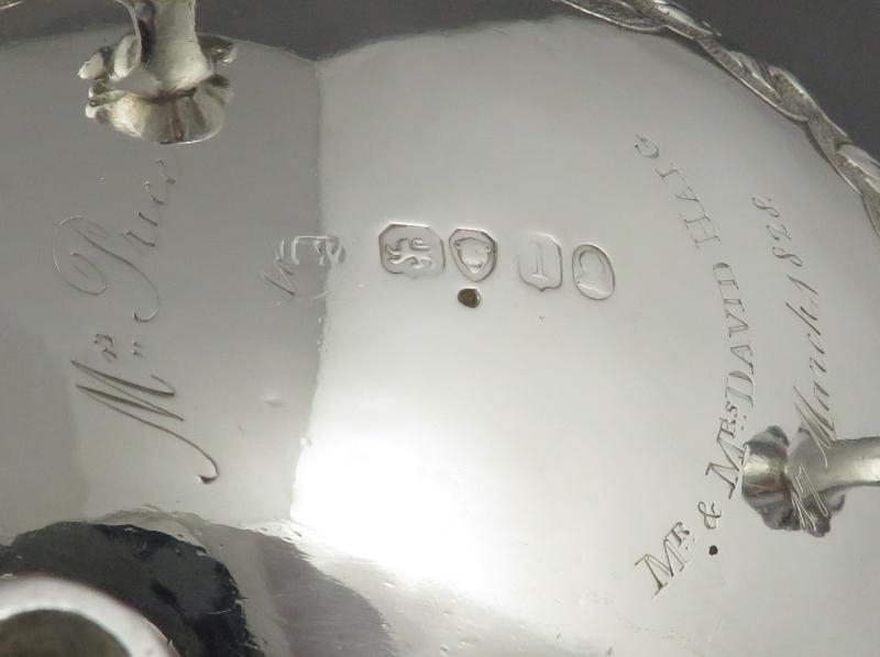 George IV Sterling Silver Gravy Boat - JH Tee Antiques