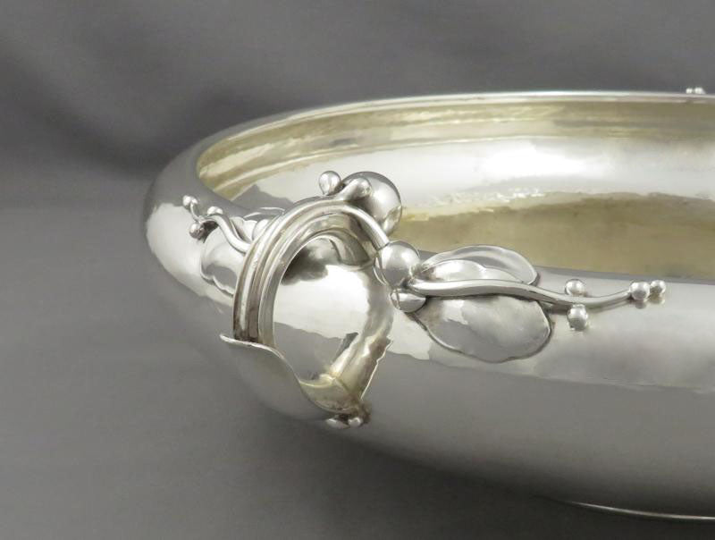 Georg Jensen Sterling Silver Centerpiece Bowl - JH Tee Antiques