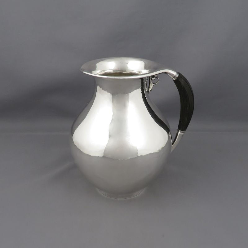 Georg Jensen Silver Water Jug - JH Tee Antiques
