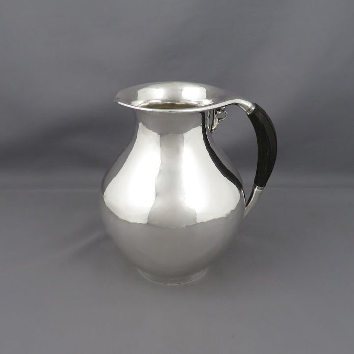 Georg Jensen Silver Water Jug - JH Tee Antiques