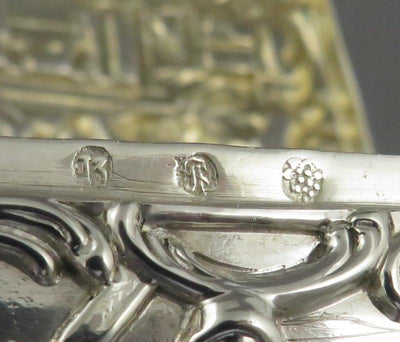 German Figural Silver Jewellery Box - JH Tee Antiques