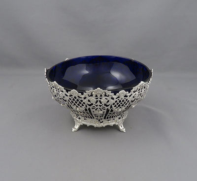 German Silver Table Bowl - JH Tee Antiques