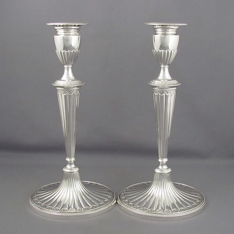 Gorham Sterling Silver Candlesticks - JH Tee Antiques