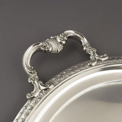 Gorham Sterling Silver Tea Tray - JH Tee Antiques