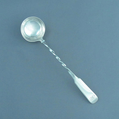 Scottish Provincial Silver Toddy Ladle Greenock - JH Tee Antiques