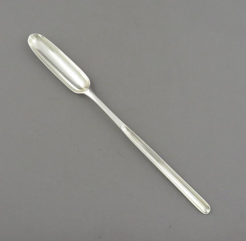 Hester Bateman Silver Marrow Scoop - JH Tee Antiques