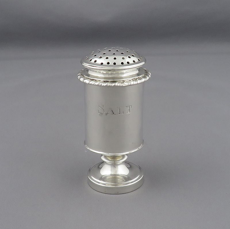 Indian Colonial Silver Salt Caster - JH Tee Antiques