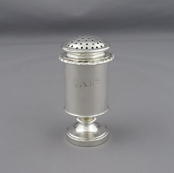 Indian Colonial Silver Salt Caster - JH Tee Antiques