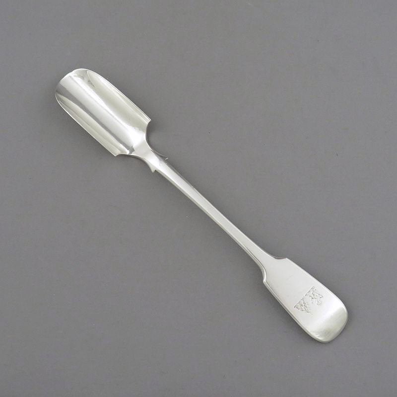 Irish Silver Stilton Cheese Scoop - JH Tee Antiques