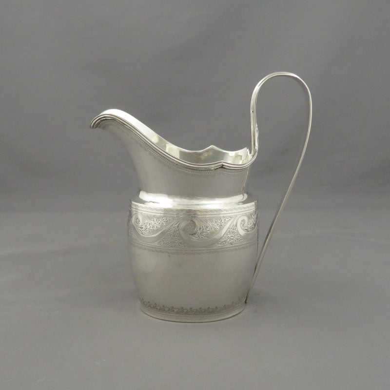 Irish Provincial Silver Cream Jug - JH Tee Antiques