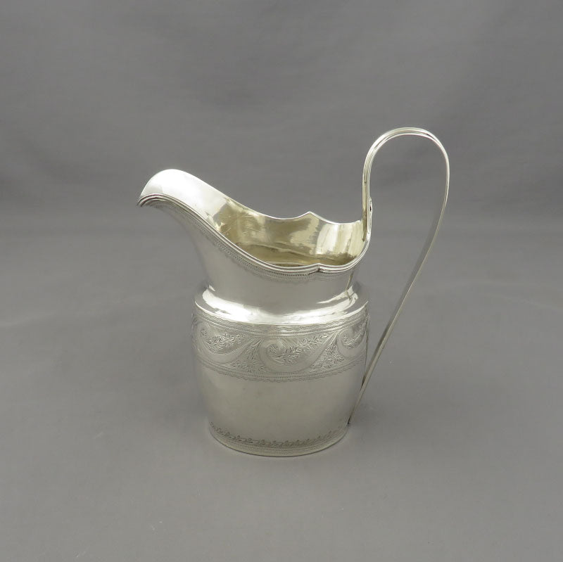 Irish Provincial Silver Cream Jug - JH Tee Antiques