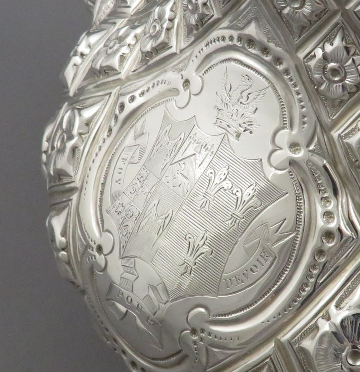 Irish Victorian Silver Tea Set - JH Tee Antiques