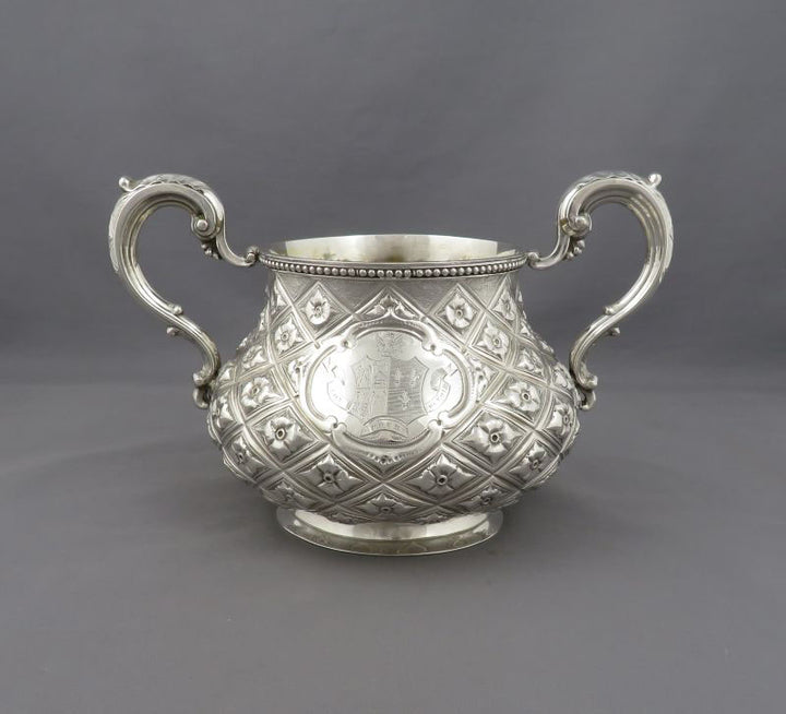 Irish Victorian Silver Tea Set - JH Tee Antiques