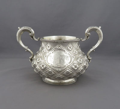 Irish Victorian Silver Tea Set - JH Tee Antiques