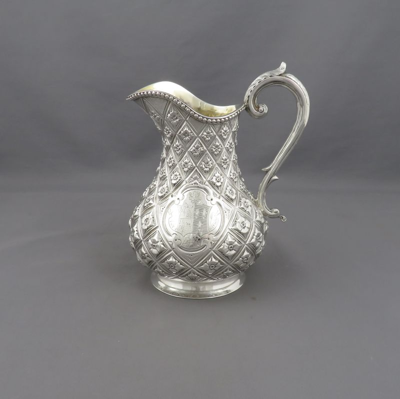Irish Victorian Silver Tea Set - JH Tee Antiques