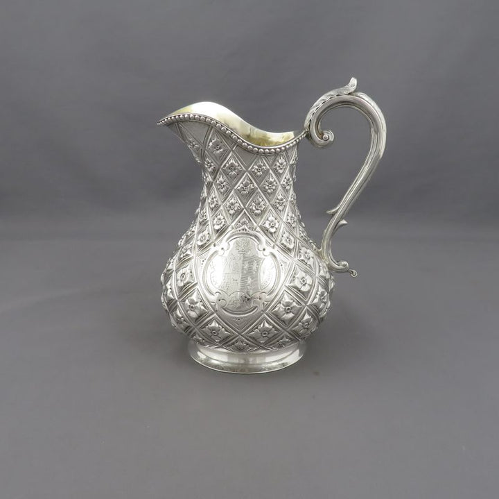 Irish Victorian Silver Tea Set - JH Tee Antiques