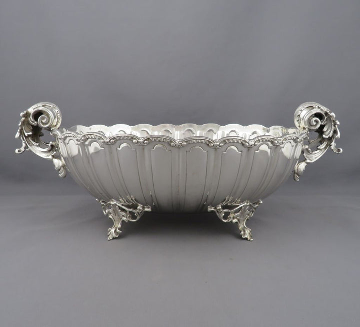 Italian Silver Jardiniere Centrepiece - JH Tee Antiques