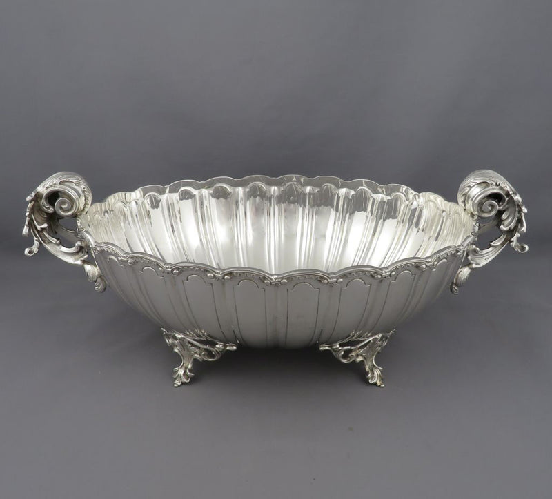 Italian Silver Jardiniere Centrepiece - JH Tee Antiques