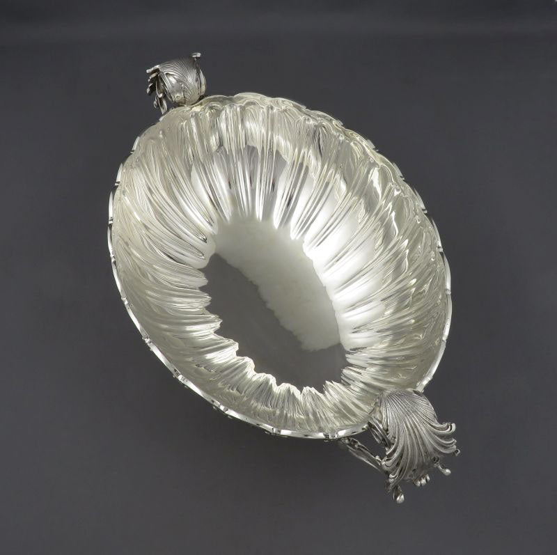 Italian Silver Jardiniere Centrepiece - JH Tee Antiques