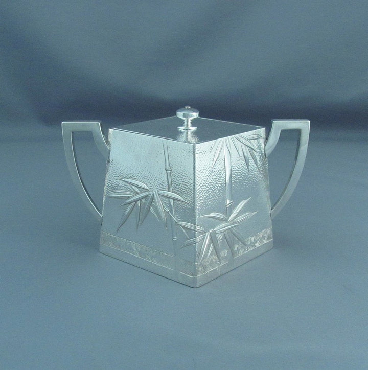Japanese Silver Coffee Set - JH Tee Antiques