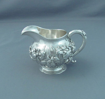 Antique Japanese Silver Tea Set - JH Tee Antiques