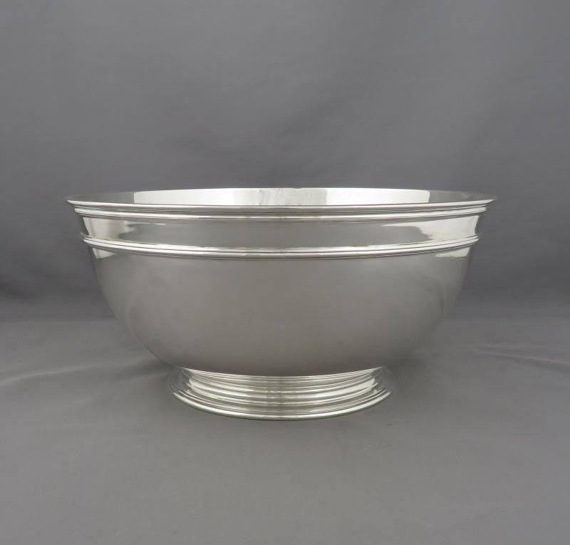 Large Tiffany Sterling Silver Bowl - JH Tee Antiques