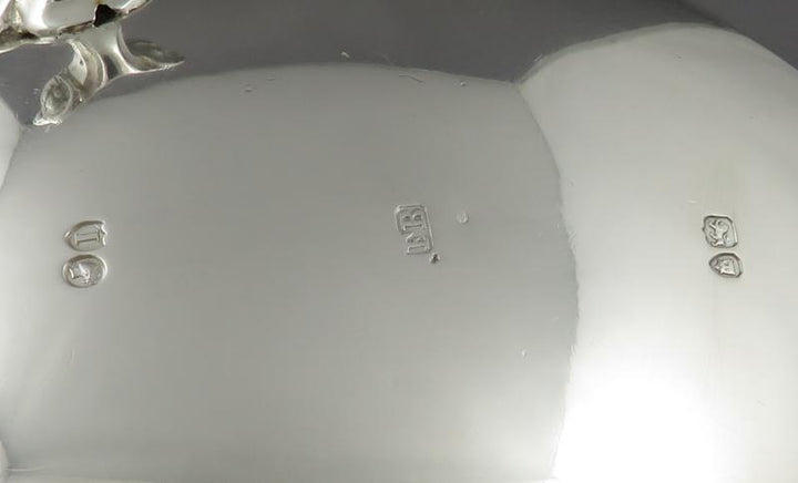 Massive Victorian Sterling Silver Sauce Boat - JH Tee Antiques