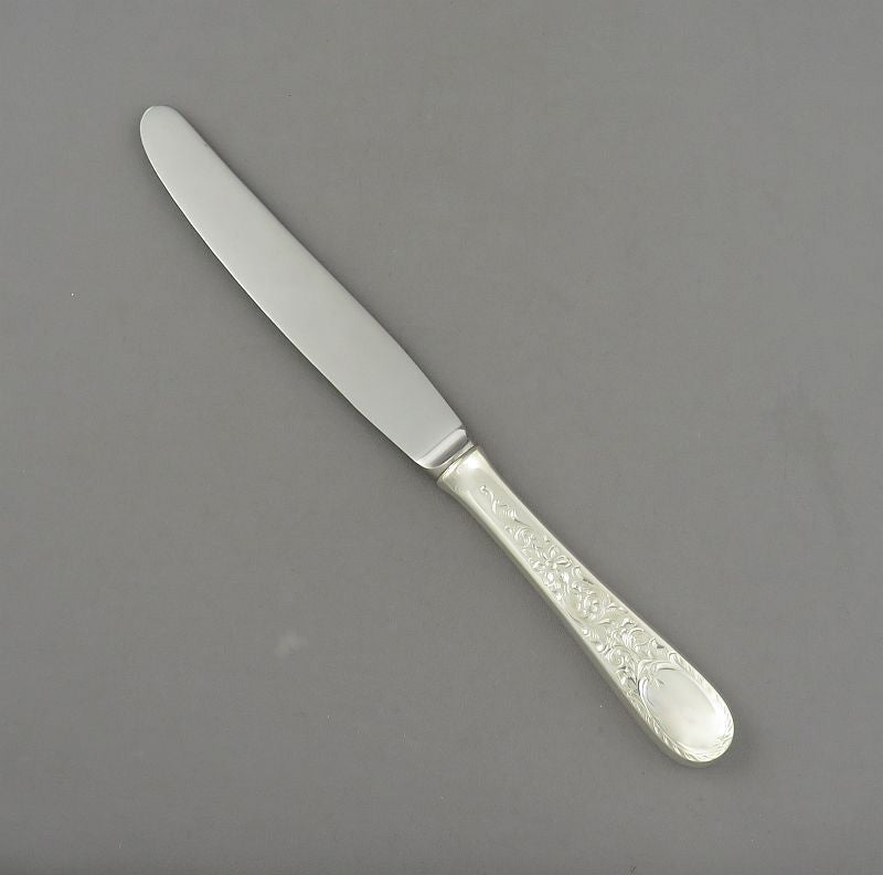 Birks London Engraved Luncheon Knife - JH Tee Antiques