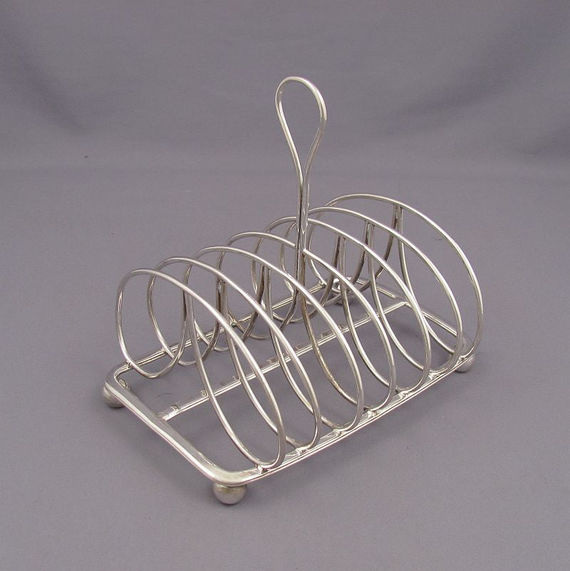 Mathew Boulton Silver Toast Rack - JH Tee Antiques