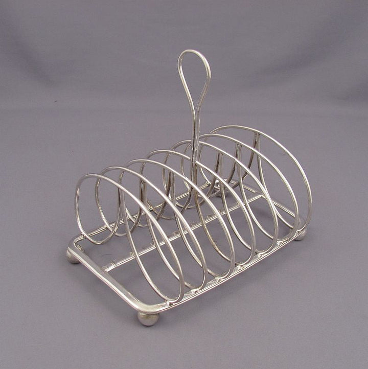 Mathew Boulton Silver Toast Rack - JH Tee Antiques