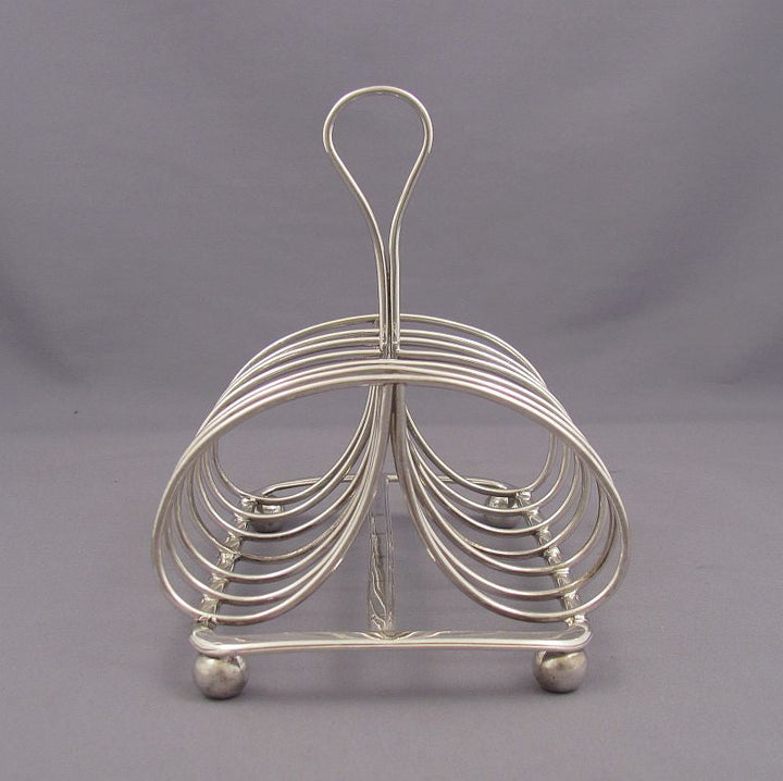 Mathew Boulton Silver Toast Rack - JH Tee Antiques