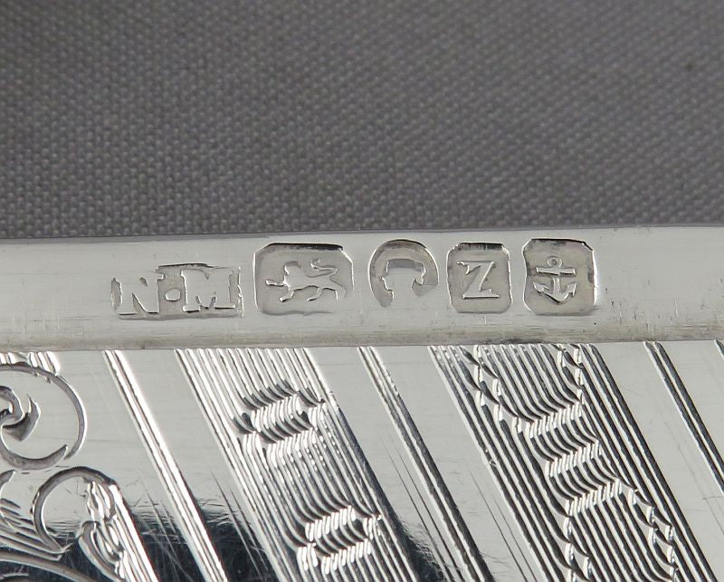 Victorian Silver Card Case - JH Tee Antiques