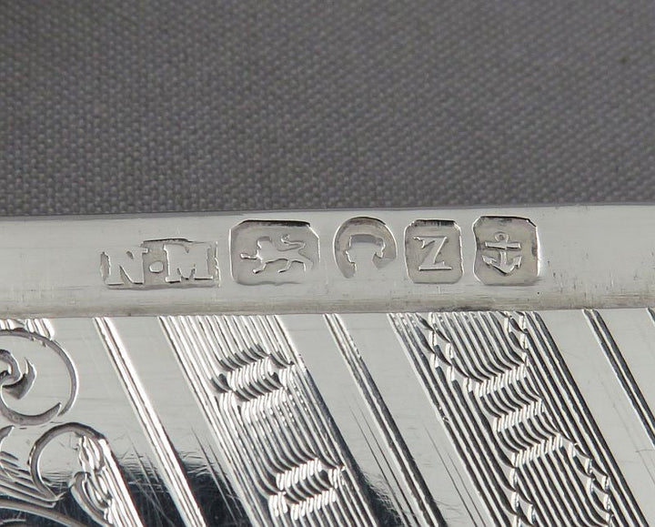Victorian Silver Card Case - JH Tee Antiques